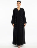 Flared luxe abaya