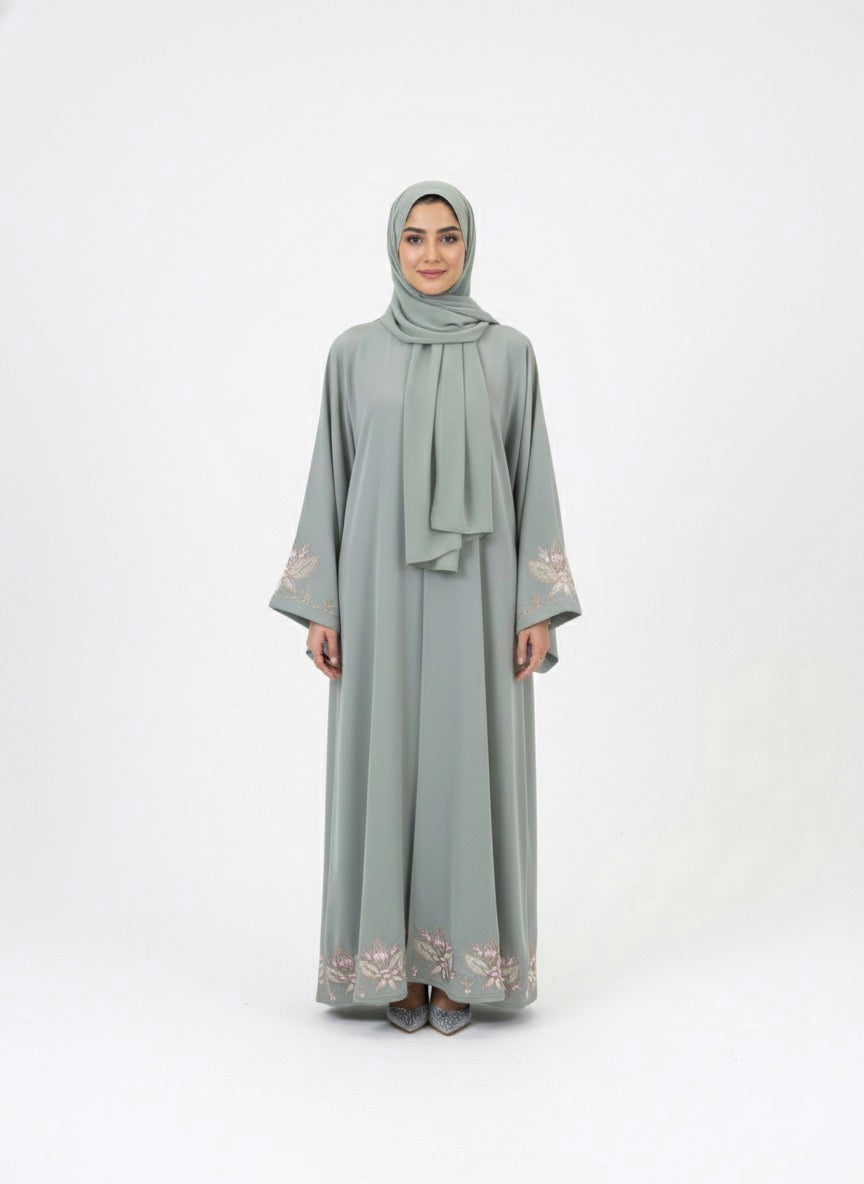 Lilly Embroidery Abaya
