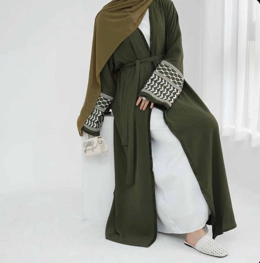 Palestine Abaya Linen
