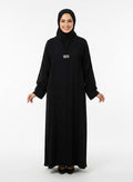 Modern Abaya with metal button