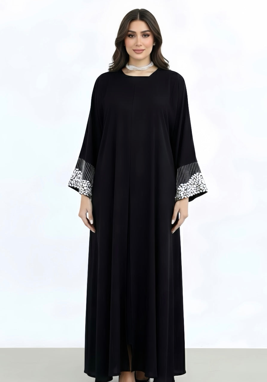 Luxury crystal abaya