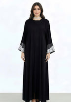 Luxury crystal abaya