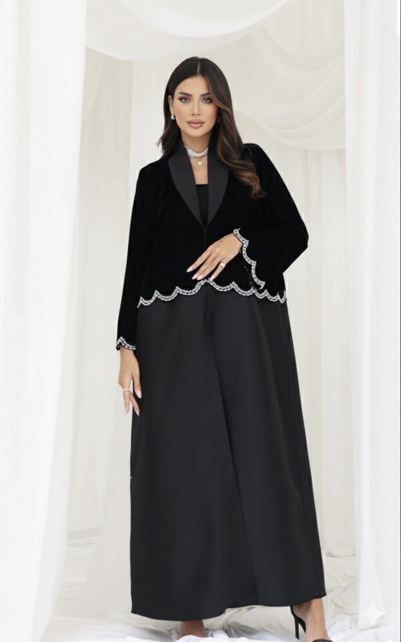 Haya velvet  Luxe Abaya